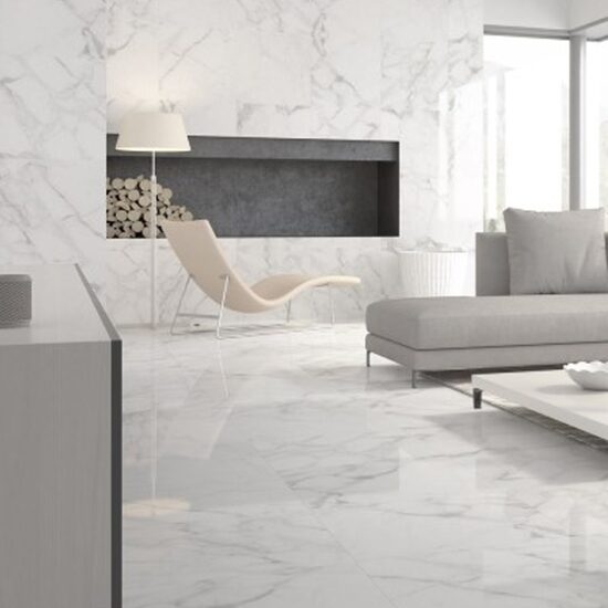 60×120 cm Smoke White / Satin (~299 SEK/m²)